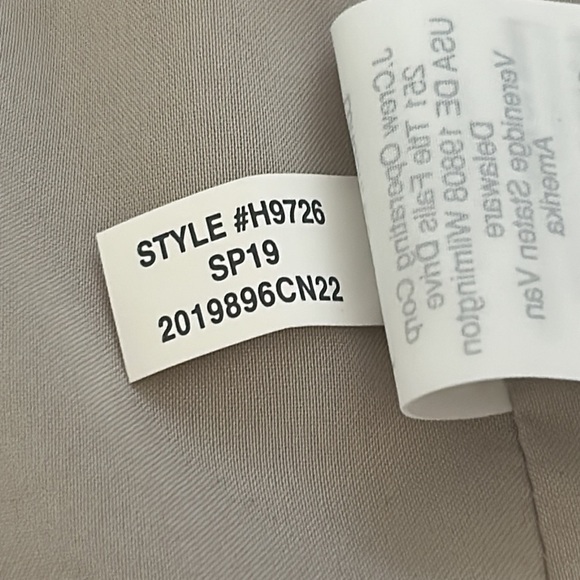 J Crew Parke Linen Blend Jacket Flax Color Size 0P - Picture 5 of 8